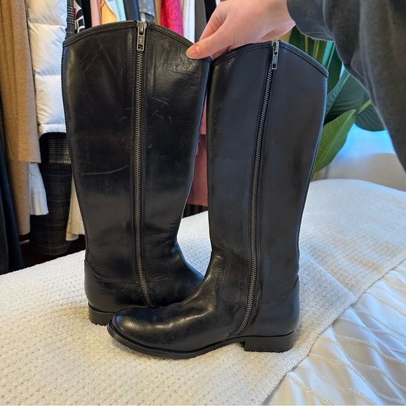 Frye black melissa boots sz 6.5 - Picture 7 of 8